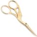 Merkloos 115 cm Roestvrij Staal Sharp Tip Klassieke Ooievaarschaar Kranich Design Naaischaar DIY Gereedschap Kleermakersschaar (Goud)