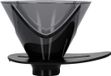 Hario MUGEN V60 Dripper Plastic Zwart Transparant