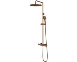 Brauer Copper Edition Regendoucheset - 30cm Hoofddouche - Geborsteld Koper