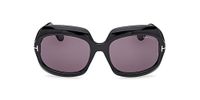 Tom Ford Ren FT1155 Sonnenbrille Damen Schwarz Quadratisch Violett 60mm