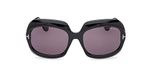 Tom Ford Ren FT1155 Sonnenbrille Damen Schwarz Quadratisch Violett 60mm