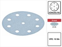 Festool STF Granat Schuurschijf - P80 - 125mm (10st)
