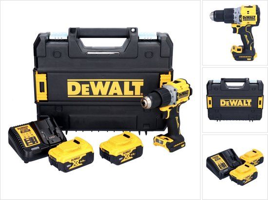 DeWALT 18V ACCU Schroef-/klopboormachine DCD805P2T - 2x 5,0 Ah accu