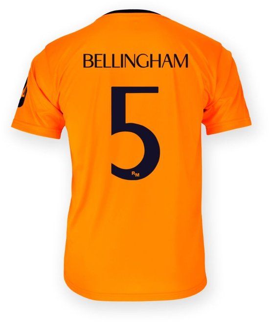 Real Madrid CF Real Madrid Uit Shirt Bellingham - Oranje - Kinderen - 2024/2025