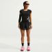 Nike Dames Tempo FLW Swsh Mr Df Shorts, Black/Reflective Silv/White, S