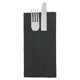 Garcia de Pou 50 stuks - servetten Canguro 'Ecolabel - Double Point' 18 g/m², 39 x 40 cm, zwart tissue