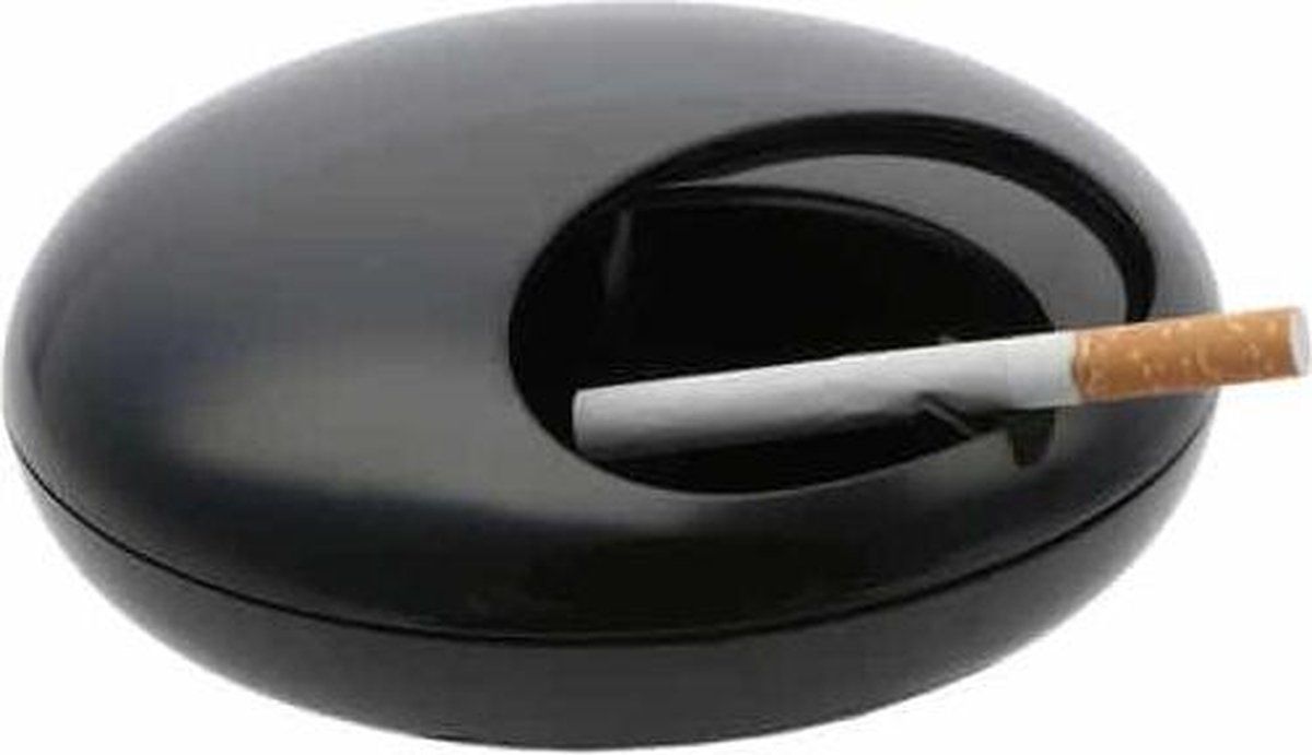 Balvi Asbak Zwart Rond Melamine - 8430306243818