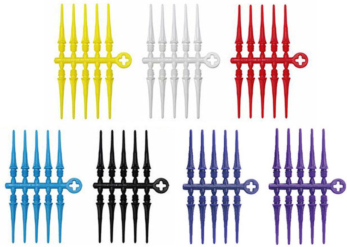 Cosmo Darts Cosmo Fit Point Plus Soft Tip Points - Wit