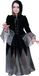 Funny Fashion Horror vampier jurk / kostuum voor meisjes - Halloween outfit - zwart - verkleedkleding 128