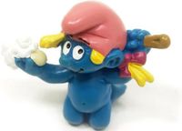 Schleich Baby meisje smurfin smurf badend - 5 cm