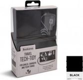 IF Bookaroo Travel TechTidy, Tech Organiser, Travel Pouch Bag Organiser, 16 cm, Black