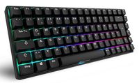 Sharkoon SGK50 S3 Gaming Keyboard, QWERTZ, German, Black, 75%