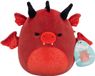 Squishmallows Salami de Draak Pluche Knuffel 19cm