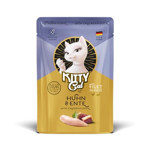 KITTY Cat Filet in paté kip & eend, 6 x 85 g - Gourmet natvoer voor katten