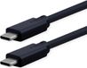 ROLINE USB3.2 Gen2x2 Kabel, C–C, M/M, 4K UHD-1, 20Gbit/s, 240W, zwart, 1,5 m