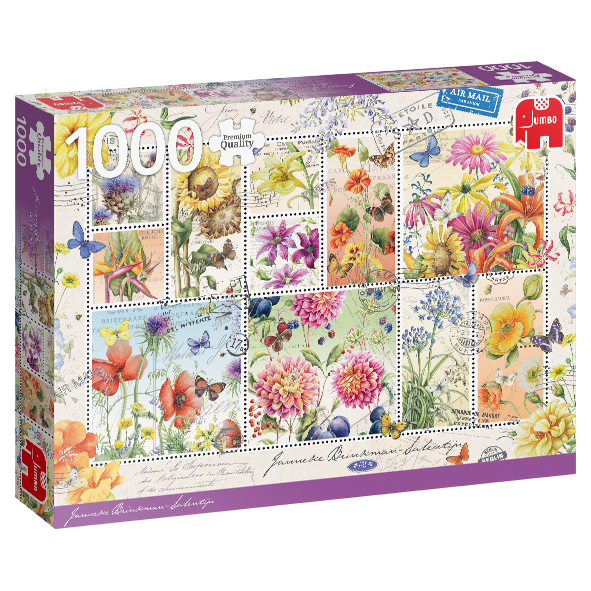 Panda Jumbo Premium Collection Flower Stamps Summer - 1000 stukjes