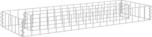 vidaXL Gabion plantenbak verhoogd 90x30x10 cm gegalvaniseerd staal