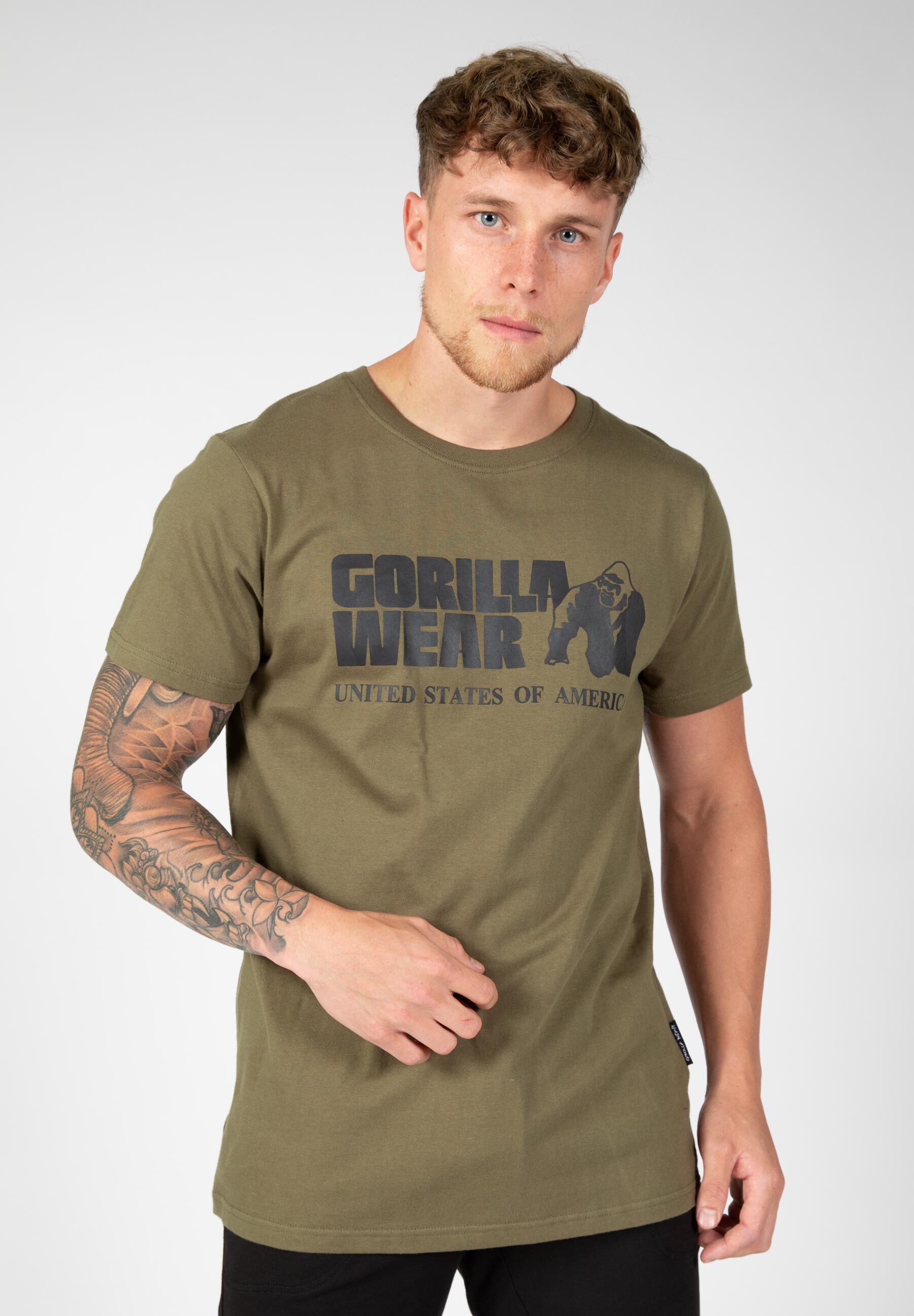 Gorilla Wear Classic T-shirt - Legergroen - 3XL