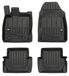 Frogum Geschikt voor FORD Fiesta Mk8 2017-2023 - Automatten Set - TPE Rubber - 6 cm Hoge Rand - Geurloos