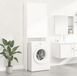 Merkloos Wasmachine Ombouw - Wasmachine Meubel - Wasmachine Kast - Wit