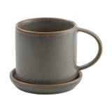 ERNST Tasse Ernst avec soucoupe 7 cm Gris