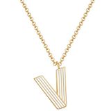 Glanzstücke München Schakelketting goudgeel 45 cm