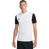 Nike Heren Short Sleeve Top M Nk Df Tiempo Prem Ii Jsy Ss, Wit/Zwart/Zwart, DH8035-100, M