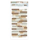 Stamperia - Chipboard voor scrapbooking, albums, kaarten maken, bullet journaling, enz. Zelfklevende bedrukte kartonnen versieringen, perfect voor hobby, knutselen en geschenken