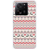 1001 coques Rendier Rendier siliconen hoesje compatibel met Xiaomi 13T kersttrui