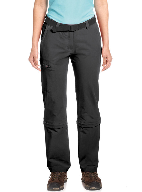 Maier Sports Arolla Afritsbroek Dames, black DE 18 (Short) 2019 Trekking- & Wandelbroeken