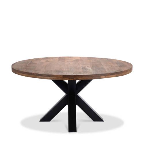 Eetkamertafel Mace (Ø150 cm) - Bruin - 8719869001524