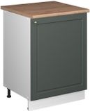 Vicco Keukenonderkast Fame-Line, Groen-Goud Landhuis/Wit, 60 cm
