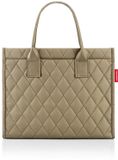 Reisenthel Daily Shopper Business Werktas - Shopper - Laptopvak 17" - 14 L - Rhombus Olive Groen