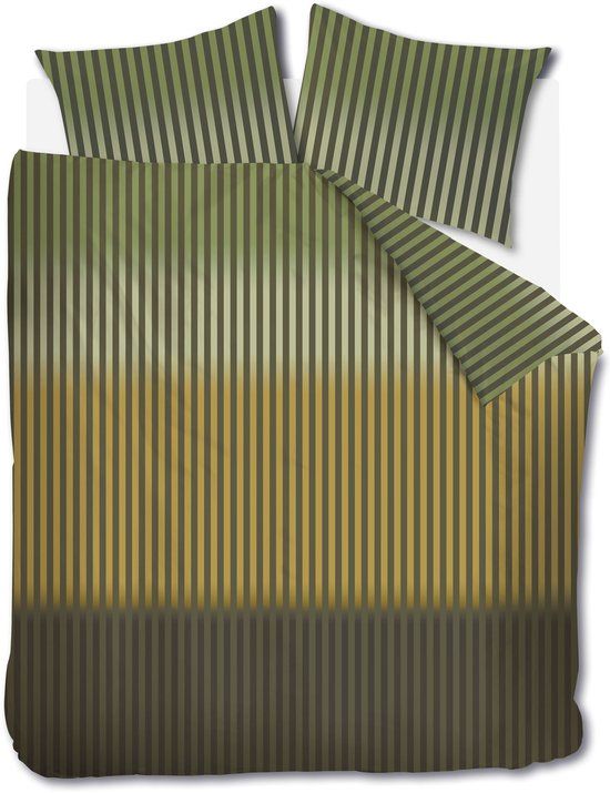 Beddinghouse Jonah dekbedovertrek - Lits-Jumeaux - 240 x 200/220 cm - Groen