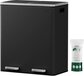 O'DADDY Prullenbak Afvalscheiding - 60 Liter - Zwart - 2 Vaks - Soft-Close - Pedaalemmer