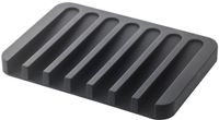 Yamazaki Flow Zeepbakje silicone - Zwart