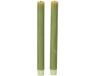Countryfield LED-kaarsen met afstandsbediening 'Lyon' (Set van 2, Ø 2.2cm, Groen)