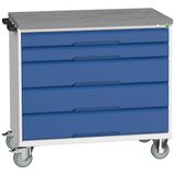Bott Gereedschapswagen Verso linoleum bovenzijde met laden 1050x550x980mm