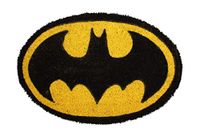 UNIVERSO DC SD Toys Batman deurmat, ovaal, kokosvezel en antislip vinyl, geel en zwart, 60 x 40 cm