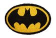 UNIVERSO DC SD Toys Batman deurmat, ovaal, kokosvezel en antislip vinyl, geel en zwart, 60 x 40 cm