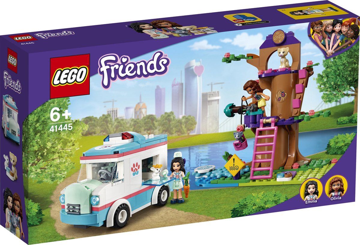 LEGO Friends Dierenambulance - Paars - Kunststof - Kleurenmix - 2021