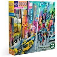 Eeboo Puzzel voor volwassenen, 1000 stukjes, Times Square-illustratie, van gerecycled karton, PZTTMS