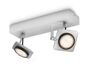 Philips Hue Philips myLiving Millennium Dubbele LED Spot Aluminium 2x4.5W Warm Wit