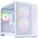 1stPlayer Boîtier Mini Tour Micro ATX VT6 RGB avec panneau vitré (Blanc)