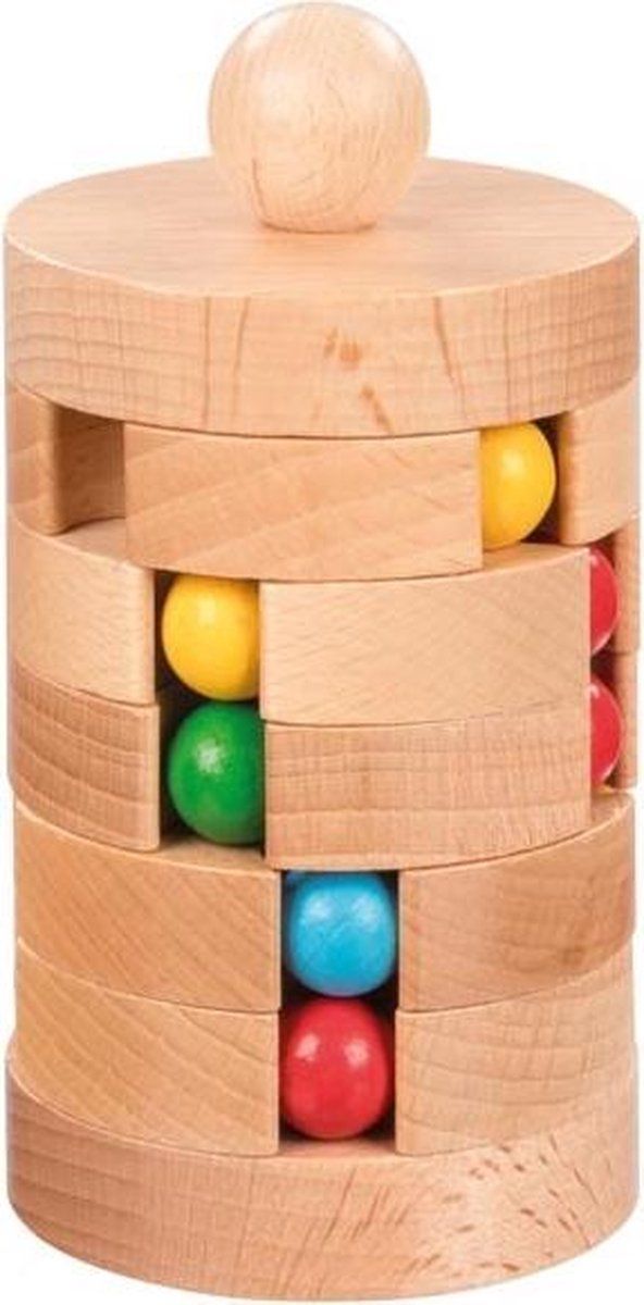 Goki Ball Tower - Houten Speelgoed - 4013594574655