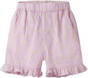 NAME IT Meisjes NMFFELIA SHORTS Bermuda shorts Gebloemd Biologisch katoen Regular Fit Pirouette