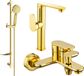 Mexen Milo DF40 set de bain, or - 713153DF40-50