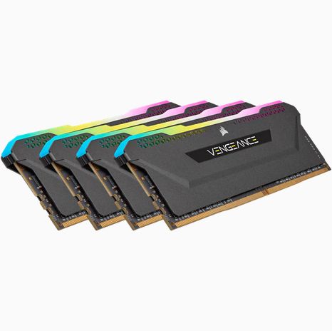 Corsair Vengeance RGB Pro CMH64GX4M4E3200C16 - DDR4 - 64GB (4x16GB) - 3200MHz - Zwart