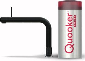 Quooker COMBI+ Front Zwart Kokendwaterkraan Opbouw | 8720823105813