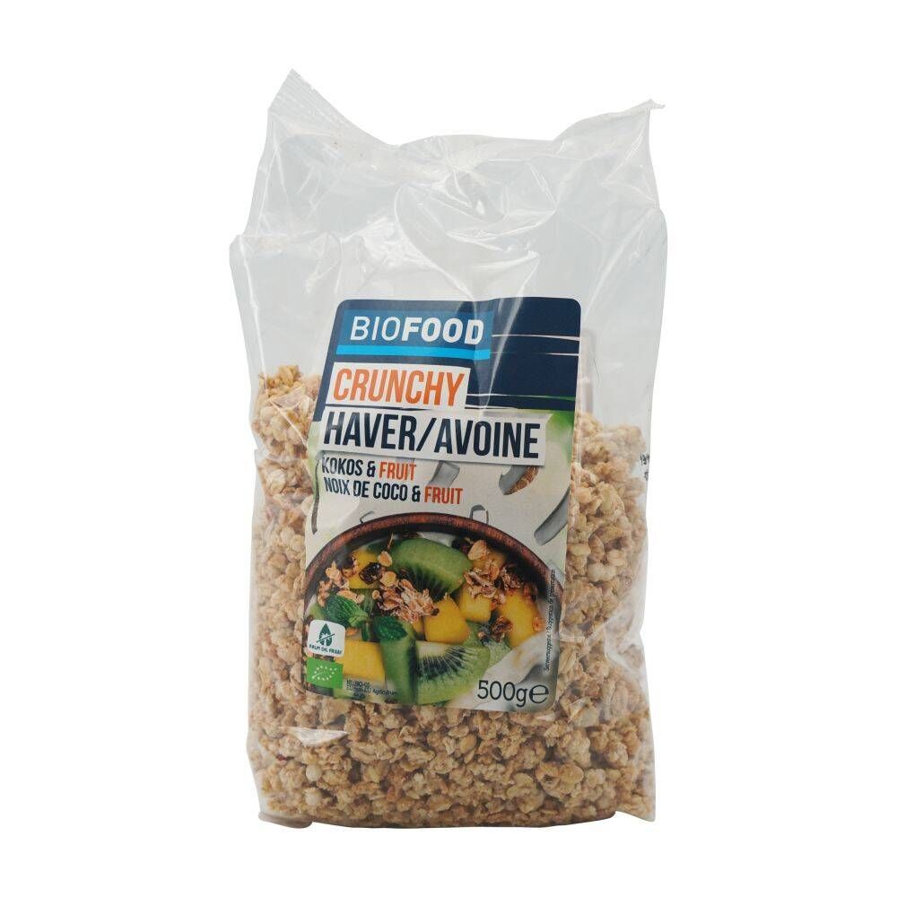 Biofood Biofood Crunchy Haver - Kokos - Fruit